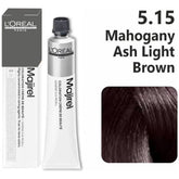 Loreal Majirel Hair Color 50G 5.15 Mahogany Ash Light Brown + Oxidant 1000Ml Combo
